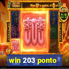 win 203 ponto